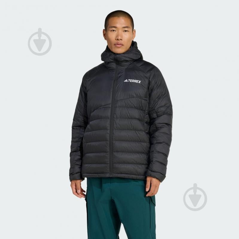 Пуховик чоловічий зимовий Adidas Xpr Down J JL5563 р.L чорний - фото 1 Пуховик чоловічий зимовий Adidas Xpr Down J JL5563 р.L чорний - фото 1