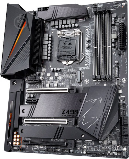 Материнская плата Gigabyte Z490 AORUS PRO AX (Socket 1200, Intel Z490, ATX) - фото 4