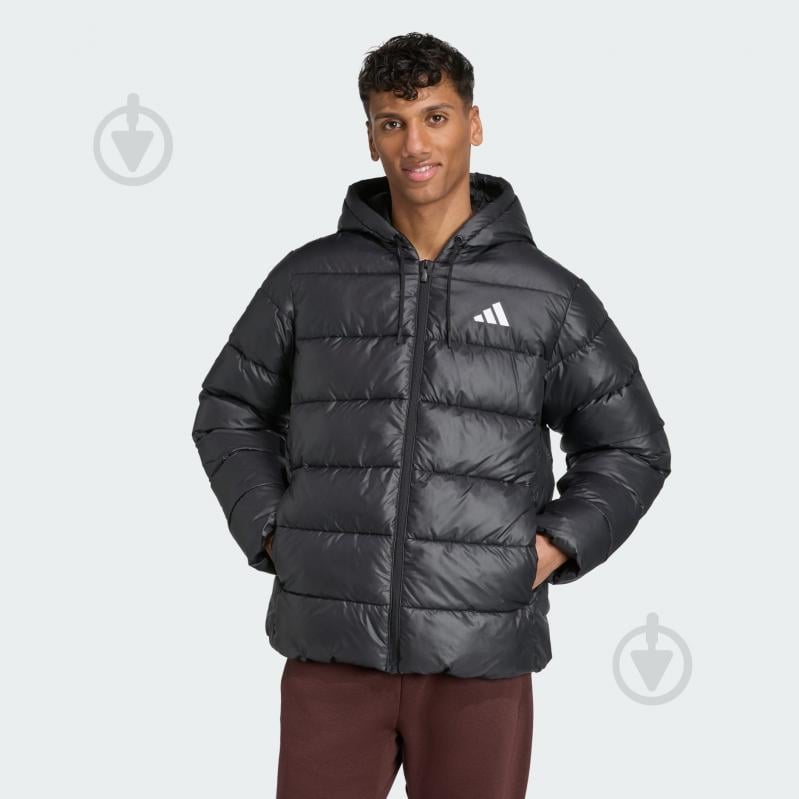 Пуховик чоловічий зимовий Adidas Ess Sd Puf Hd J JX7787 р.L чорний - фото 1