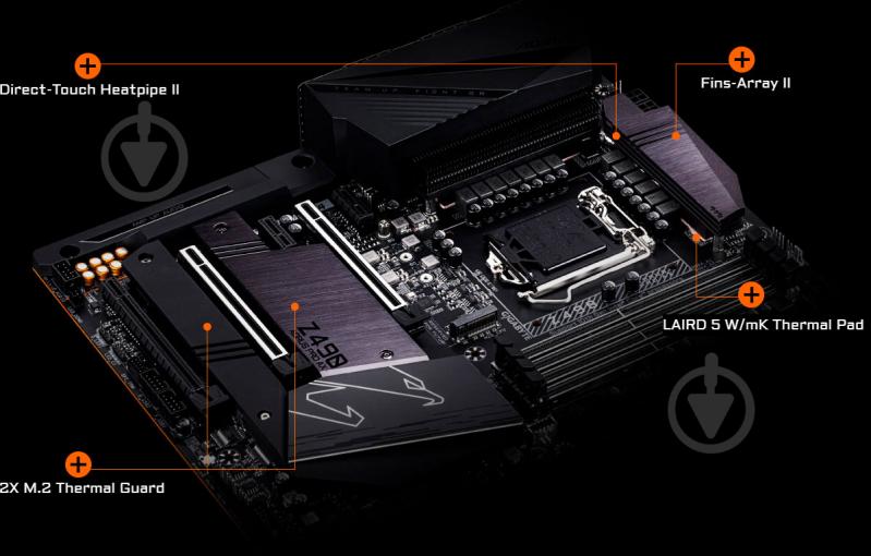 Материнская плата Gigabyte Z490 AORUS ULTRA (Socket 1200, Intel Z490, ATX) - фото 10