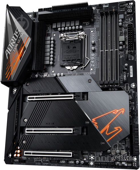 Материнская плата Gigabyte Z490 AORUS ULTRA (Socket 1200, Intel Z490, ATX) - фото 3