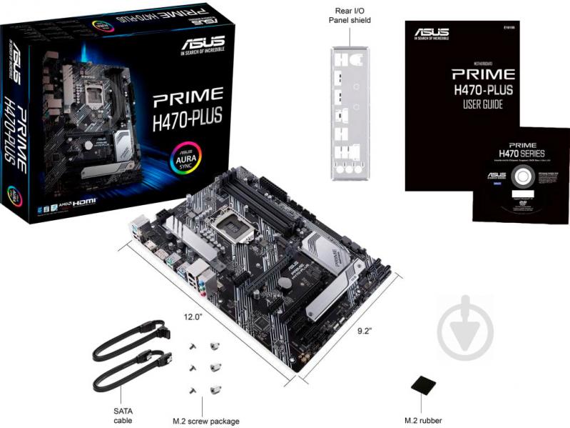 Материнская плата Asus PRIME H470-PLUS (Socket 1200, Intel H470, mirco ATX) - фото 11