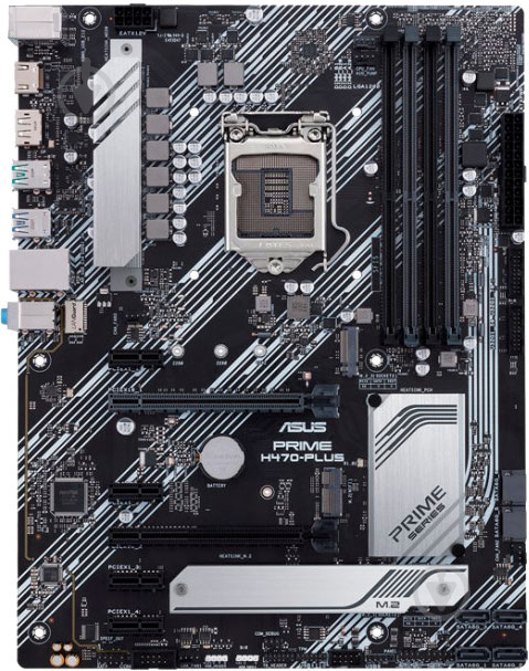 Материнская плата Asus PRIME H470-PLUS (Socket 1200, Intel H470, mirco ATX) - фото 2