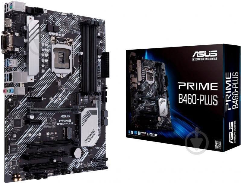 Материнская плата Asus PRIME B460-PLUS (Socket AM4, AMD B450, ATX) - фото 1