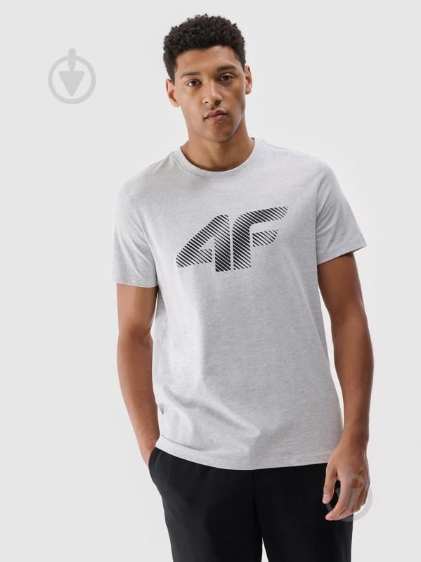 Футболка 4F TSHIRT M2257 р.L сірий - фото 1