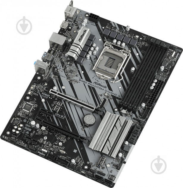 Материнская плата ASRock B460 Phantom Gaming 4 (Socket 1200, Intel B460, ATX) - фото 4