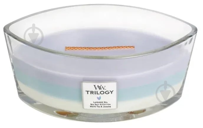 Свічка ароматична Woodwick Ellipse Trilogy Calming Retreat (Заспокійливий Ретрит) 453г - фото 2