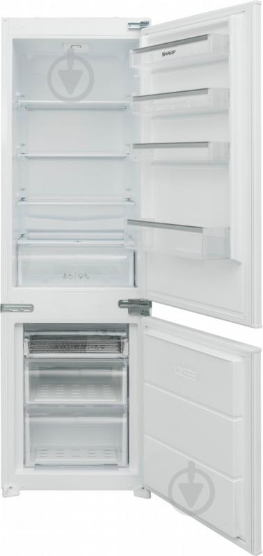 Встраиваемый холодильник Sharp SJ-B1243M01X-UA - фото 4 Встраиваемый холодильник Sharp SJ-B1243M01X-UA - фото 4