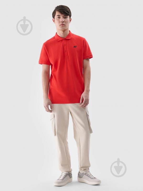 Поло 4F р.L красный - фото 2