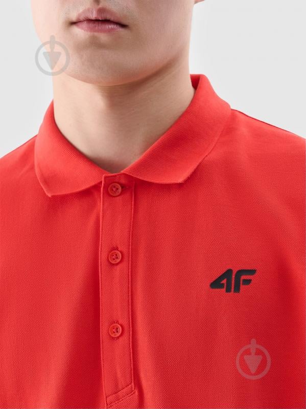 Поло 4F р.L красный - фото 3