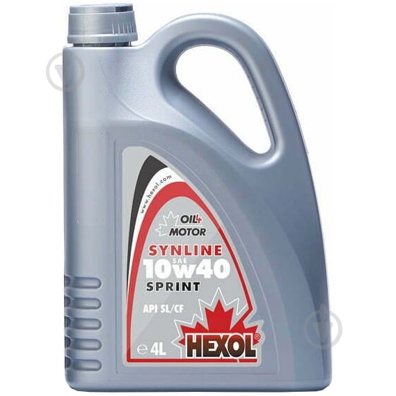 Моторное масло синтетическое Hexol Synline Sprint 10W-40 4 л (HexolSynlineSprint10W404L) - фото 1