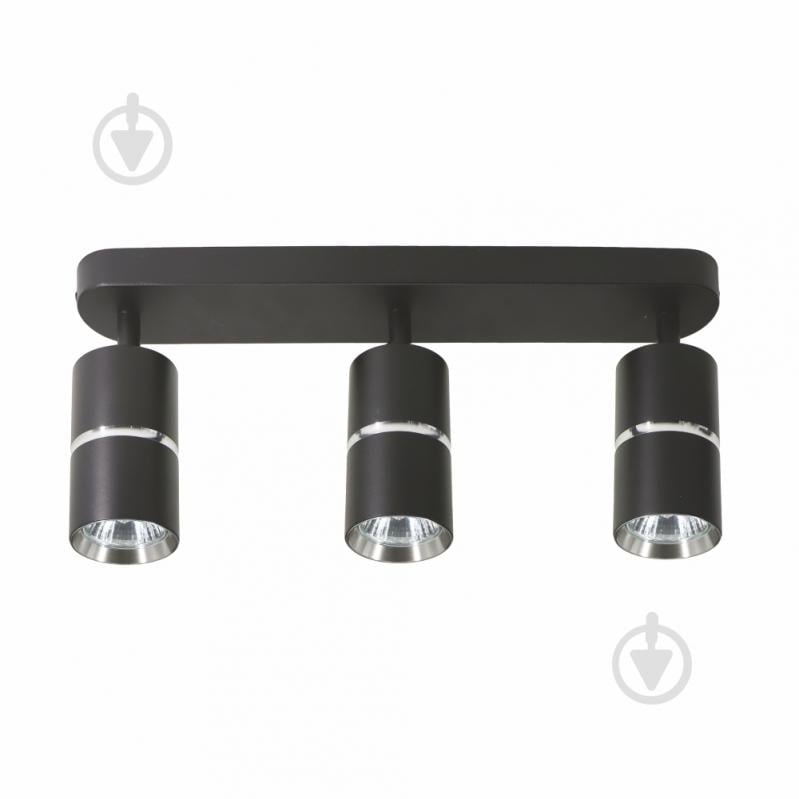 Світильник накладний поворотний ARDERO 3xGU10 чорний/хром ML312-3 b - фото 2