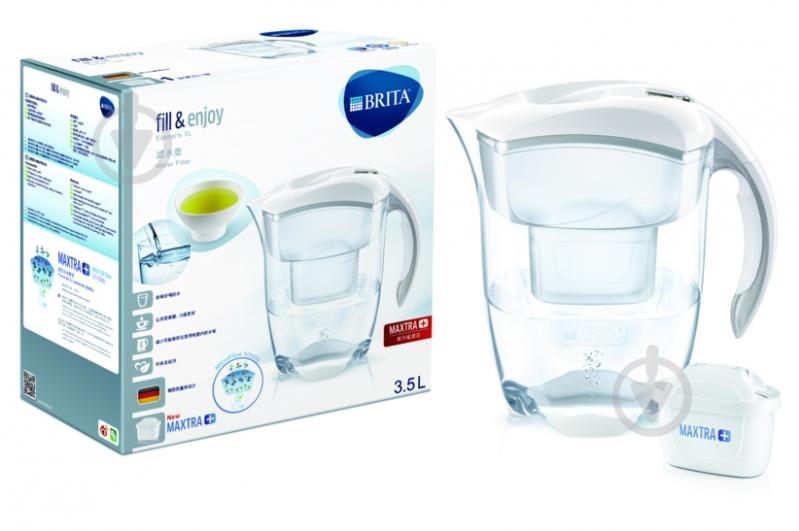 Фільтр-глечик BRITA Elemaris XL Меtr білий - фото 1