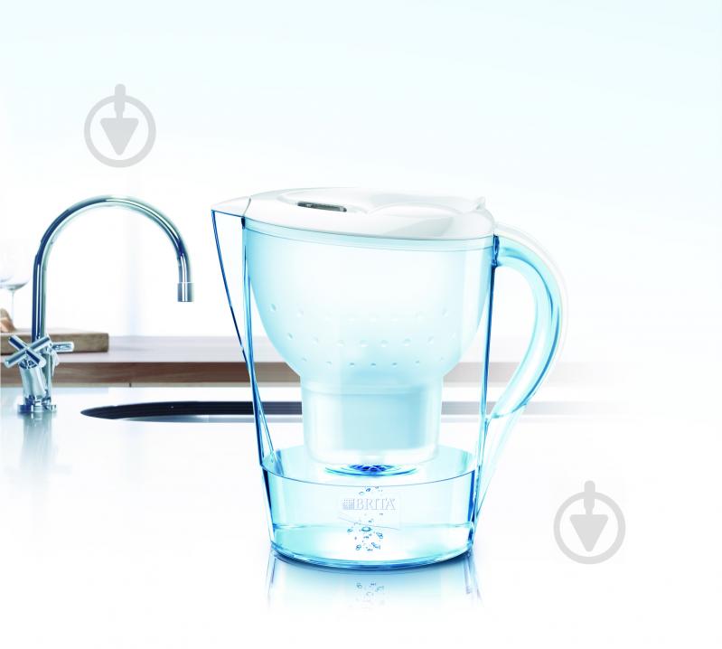 Фільтр-глечик BRITA Marella XL Memo MX + білий - фото 4