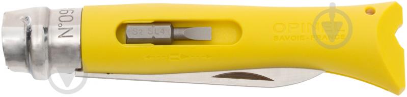 Нож Opinel №9 Diy желтый 204.63.47 - фото 2