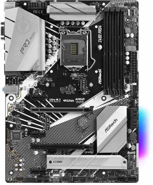 Материнська плата ASRock Z490 Pro4 (Socket 1200, Intel Z490, ATX) - фото 2