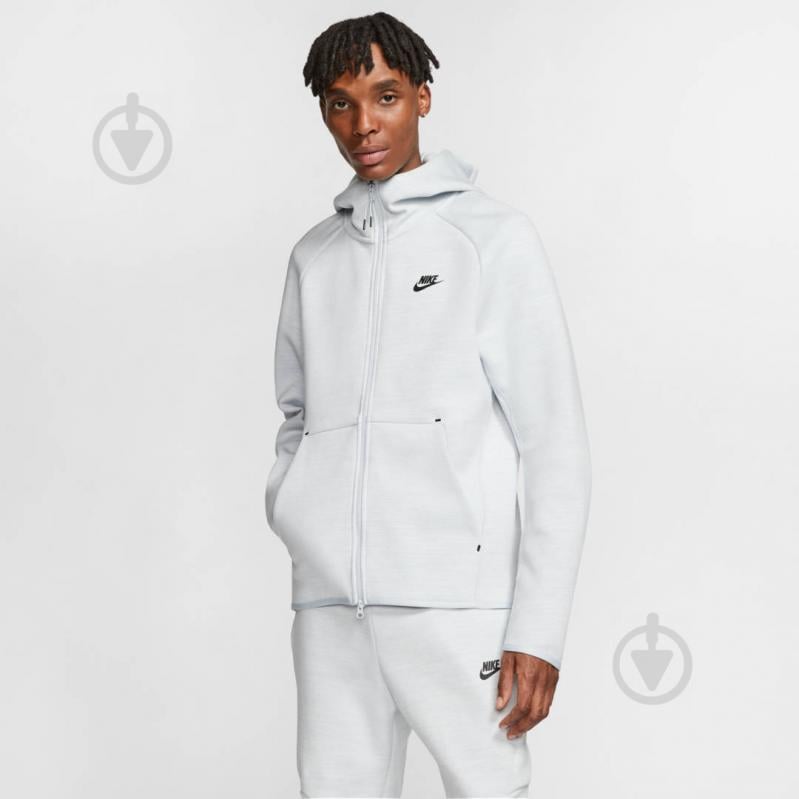 Джемпер Nike M NSW TCH FLC HOODIE FZ EL CT7866-043 р. 2XL білий - фото 2