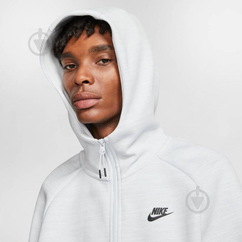 Джемпер Nike M NSW TCH FLC HOODIE FZ EL CT7866-043 р. 2XL білий - фото 4