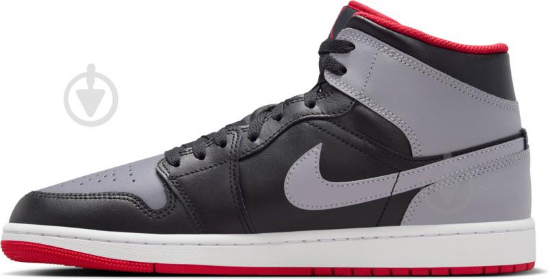 Кроссовки мужские демисезонные Jordan AIR JORDAN 1 ID DQ8426-006 р.45,5 черно-серые - фото 4