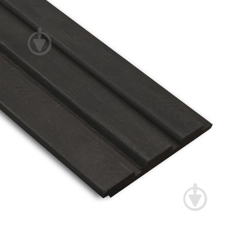Рейкова панель MARCO decor 1209-276-SP темне дерево 120х9х2900 мм - фото 1
