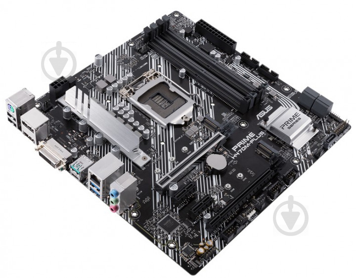 Материнська плата Asus PRIME H470M-PLUS (Socket 1200, Intel H470, mirco ATX) - фото 5