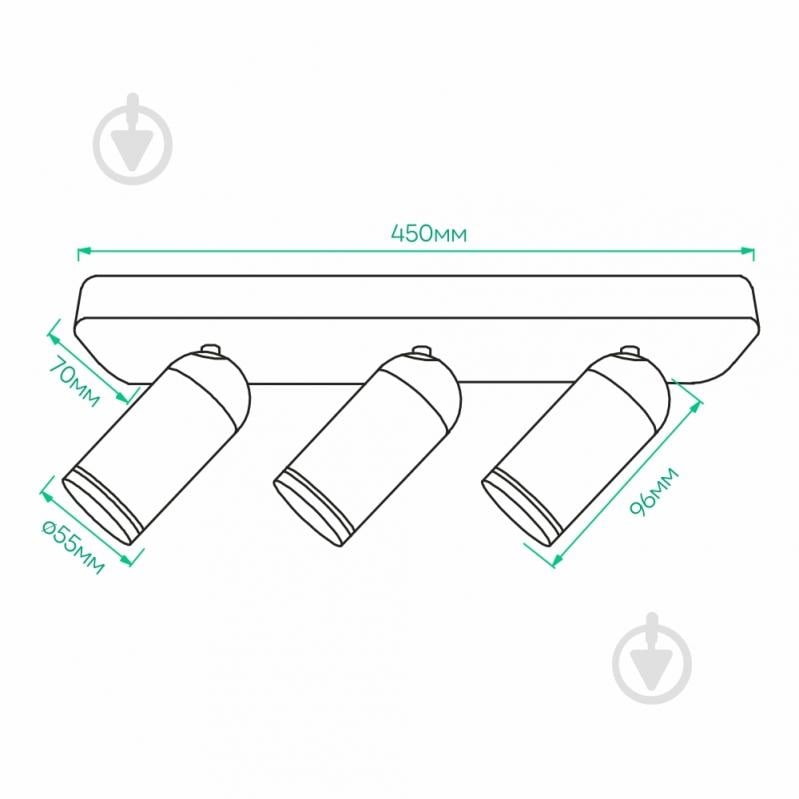 Светильник накладной поворотный ARDERO G5.3 черный ML316-3 b - фото 3 Светильник накладной поворотный ARDERO G5.3 черный ML316-3 b - фото 3