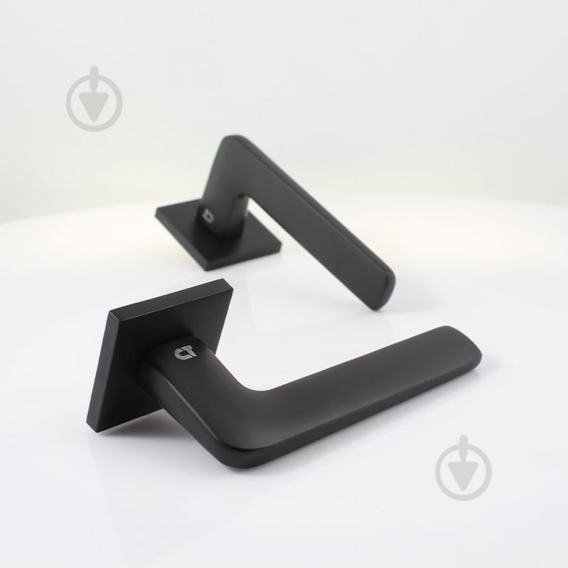 Ручка на розетке Comit Nox Q матовый черный - фото 2