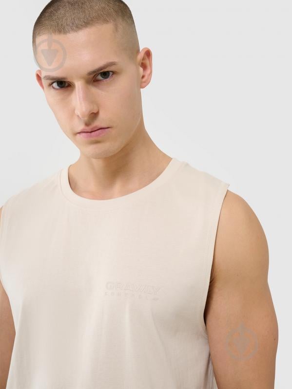 Майка 4F SLEEVELESS M128 р.L бежевый - фото 4 Майка 4F SLEEVELESS M128 р.L бежевый - фото 4