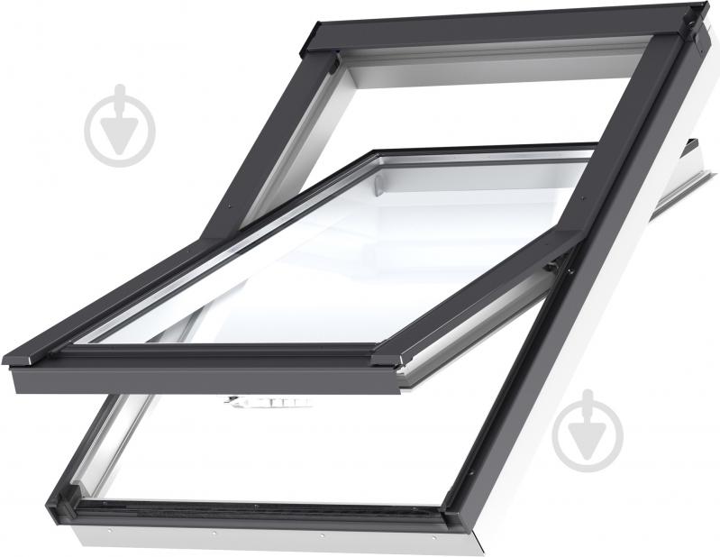 Вікно мансардне Velux Оптіма 66x118 GLP FR06 0073BIS нижнє відкривання - фото 1 Вікно мансардне Velux Оптіма 66x118 GLP FR06 0073BIS нижнє відкривання - фото 1