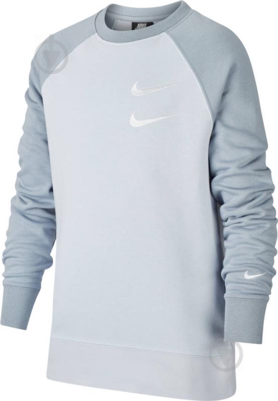 Джемпер Nike B NSW FT SWOOSH CREW CT8990-085 р. XL серый - фото 1