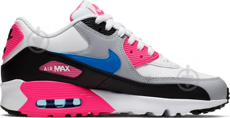 Кросівки для дівчаток Nike AIR MAX 90 LTR (GS) 833376-107 р.37,5 біло-рожеві - фото 2