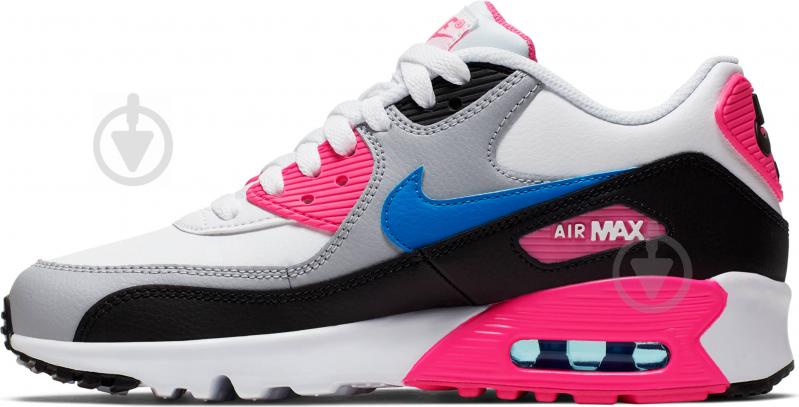 Кросівки для дівчаток Nike AIR MAX 90 LTR (GS) 833376-107 р.37,5 біло-рожеві - фото 4