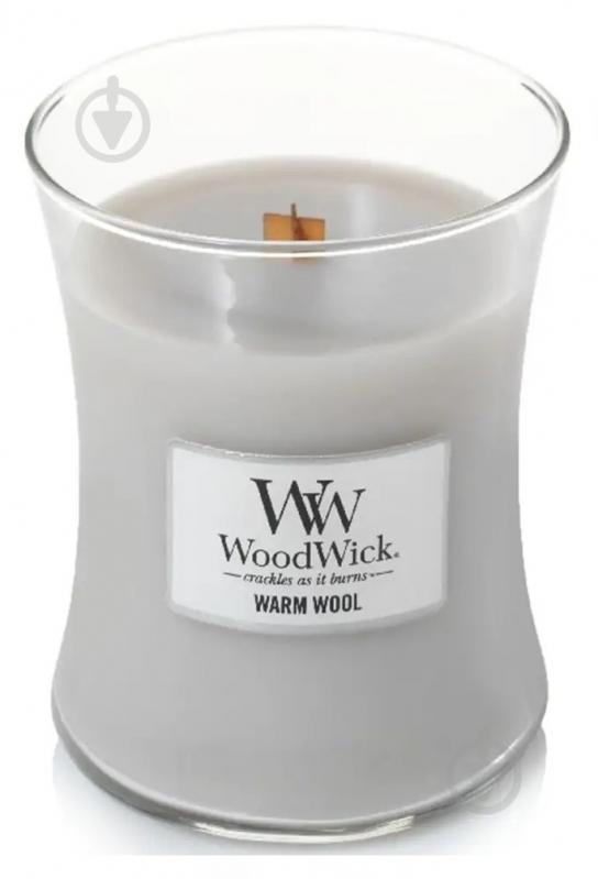 Свічка ароматична Woodwick Mini Warm Wool (Тепла Шерсть) 85г - фото 2