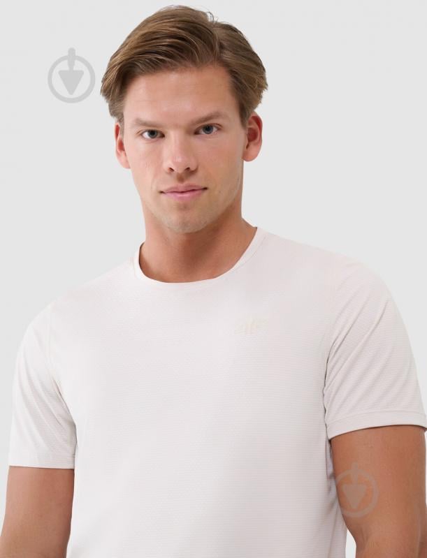 Футболка 4F TSHIRT FNK M1215 р.L бежевый - фото 3 Футболка 4F TSHIRT FNK M1215 р.L бежевый - фото 3