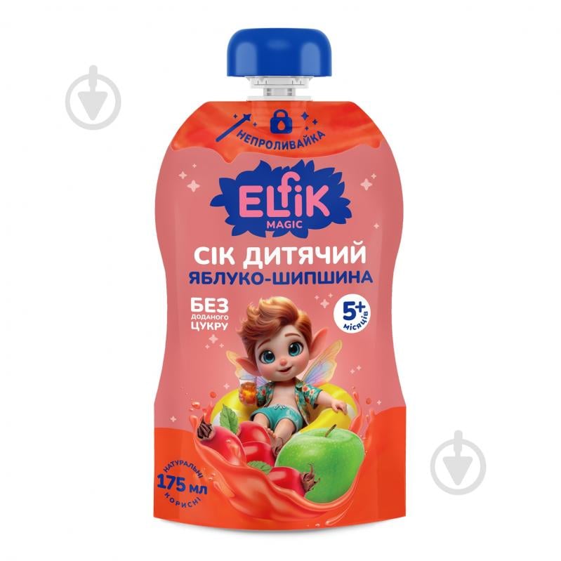 Сік Elfik Яблуко-шипшина Magic д/п 175 мл - фото 1