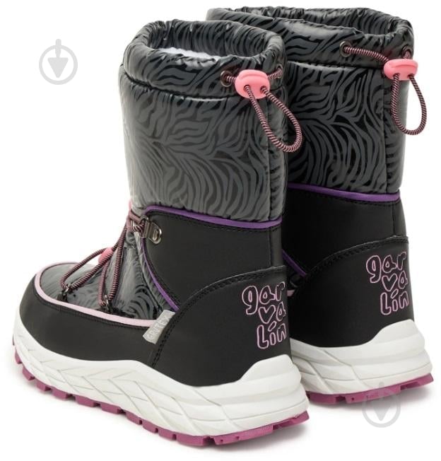 Чоботи для дівчаток GARVALIN 251846 розмір 34 чорний - фото 2
