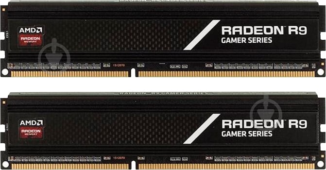 Оперативная память AMD DDR4 SDRAM 8 GB (2x4GB) 3000 MHz (R9S48G3000U1K) PC4-24000 - фото 1