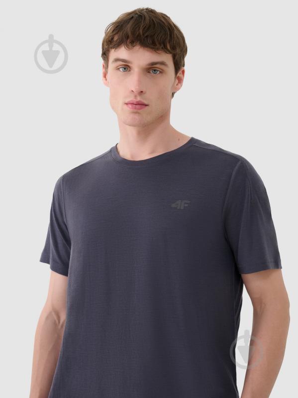Футболка 4F TSHIRT FNK M1268 р.L серый - фото 2