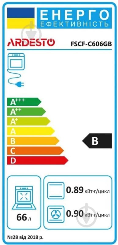 Плита комбинированная Ardesto FSCF-C606GB - фото 17
