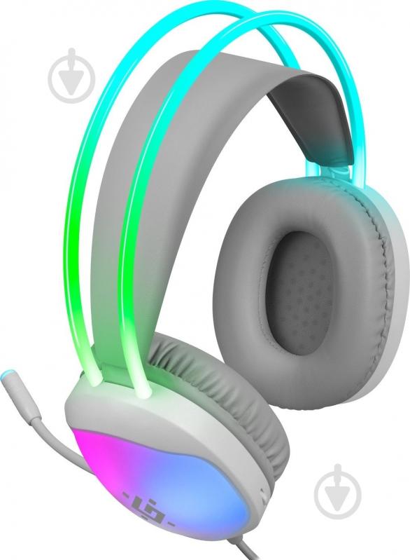 Наушники Defender Eclipse RGB white (62440) - фото 4 Наушники Defender Eclipse RGB white (62440) - фото 4