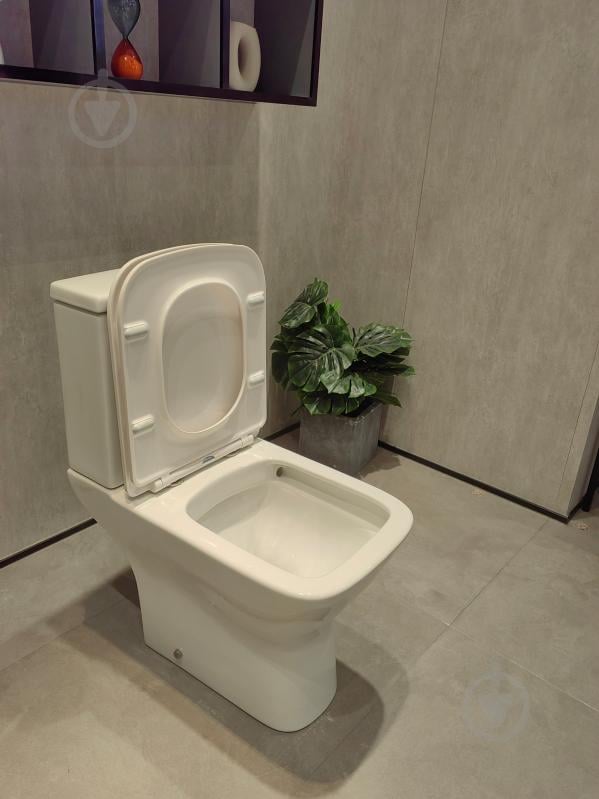 Унітаз-компакт EGO PRIDE Rimless з сидінням Duroplast soft-close, 60*38*78см - фото 8