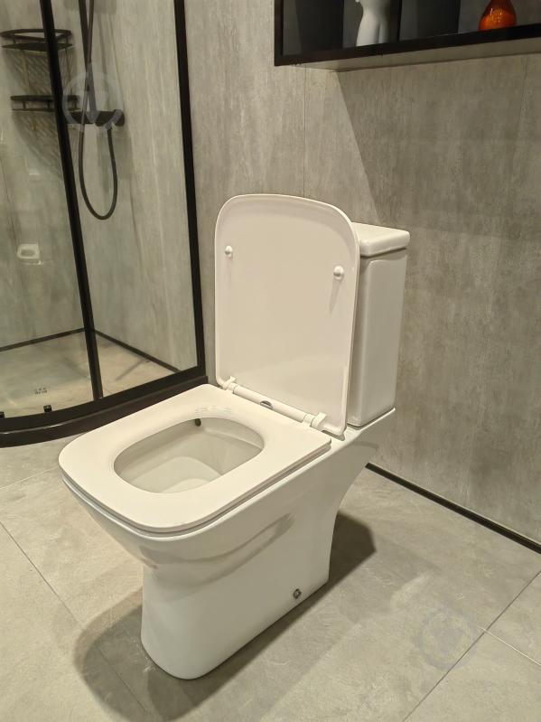 Унітаз-компакт EGO PRIDE Rimless з сидінням Duroplast soft-close, 60*38*78см - фото 9