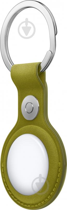 Чехол Apple для AirTag FineWoven Key Ring - Chartreuse (MA7L4ZM/A) - фото 2