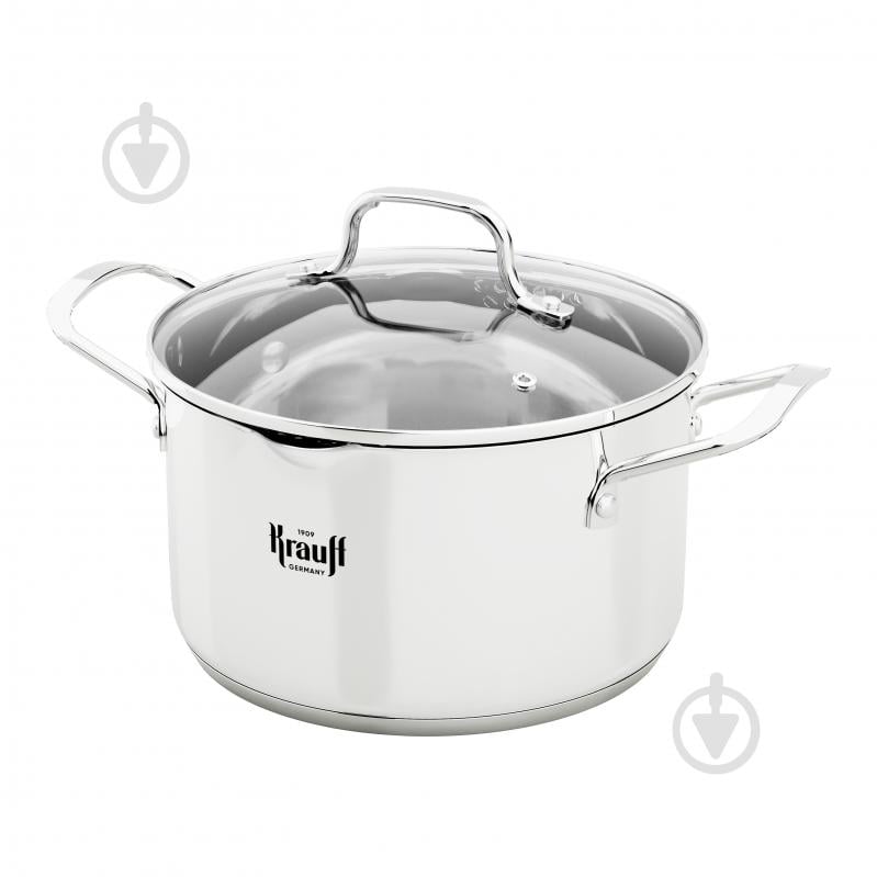 Кастрюля с крышкой Krauff Cook&Joy 5,8 л 26-238-120 - фото 1 Кастрюля с крышкой Krauff Cook&Joy 5,8 л 26-238-120 - фото 1