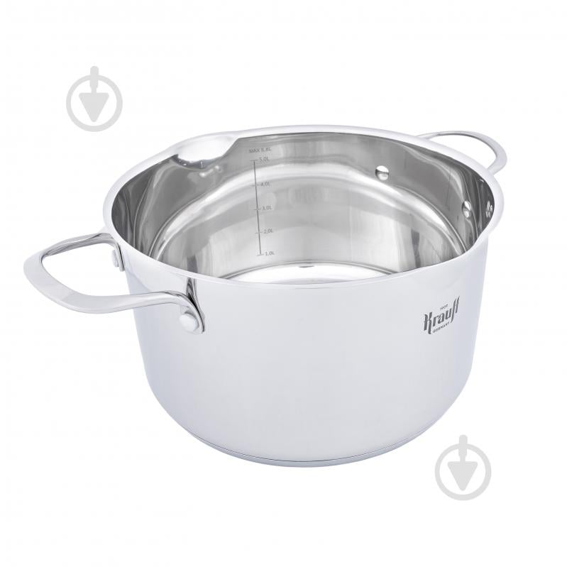 Кастрюля с крышкой Krauff Cook&Joy 5,8 л 26-238-120 - фото 6 Кастрюля с крышкой Krauff Cook&Joy 5,8 л 26-238-120 - фото 6