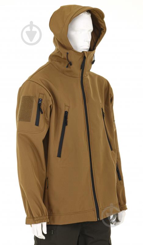 Куртка мужская LOGOS-Tac тактическая "Softshell" теплая 04-07-00-0012 р.M койот - фото 5 Куртка мужская LOGOS-Tac тактическая "Softshell" теплая 04-07-00-0012 р.M койот - фото 5