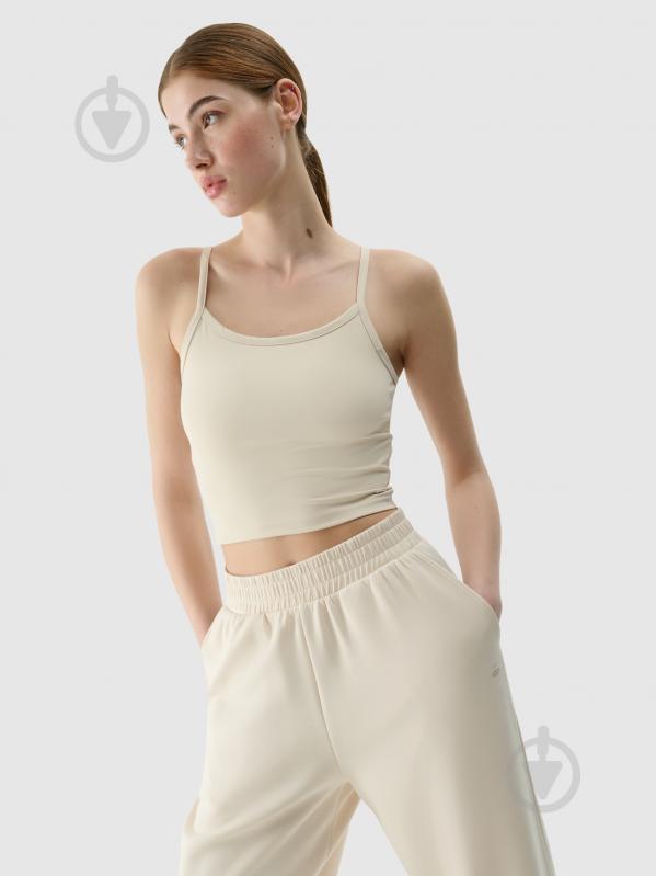 Майка 4F р.S бежевий - фото 1