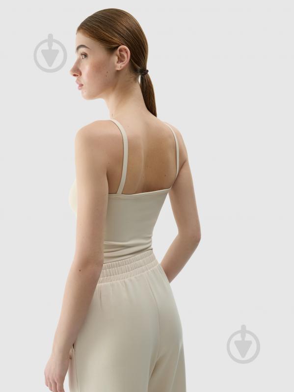 Майка 4F р.S бежевий - фото 4