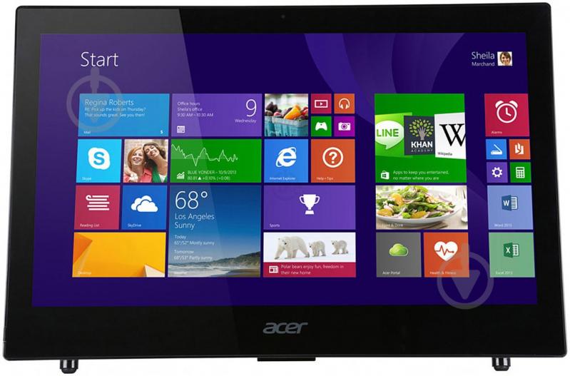 Моноблок Acer Aspire Z1-601 18" (DQ.SYDME.001) black - фото 1