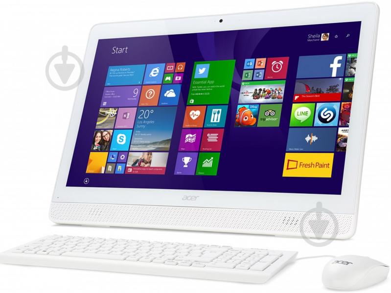 Моноблок Acer Aspire Z1-611 19" (DQ.SZ0ME.001) white - фото 2